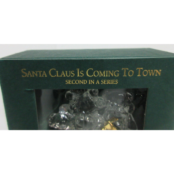 MARQUIS WATERFORD CRYSTAL ELVES MAKING THE TOYS SANTA CLAUS IS COMING TO TOWN - Picture 5 of 8
